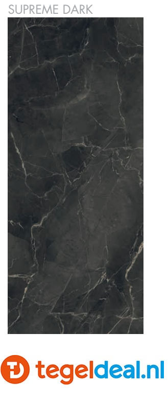 VLT Supergres Purity of Marble, Supreme Dark Lux, 75 x 75 cm