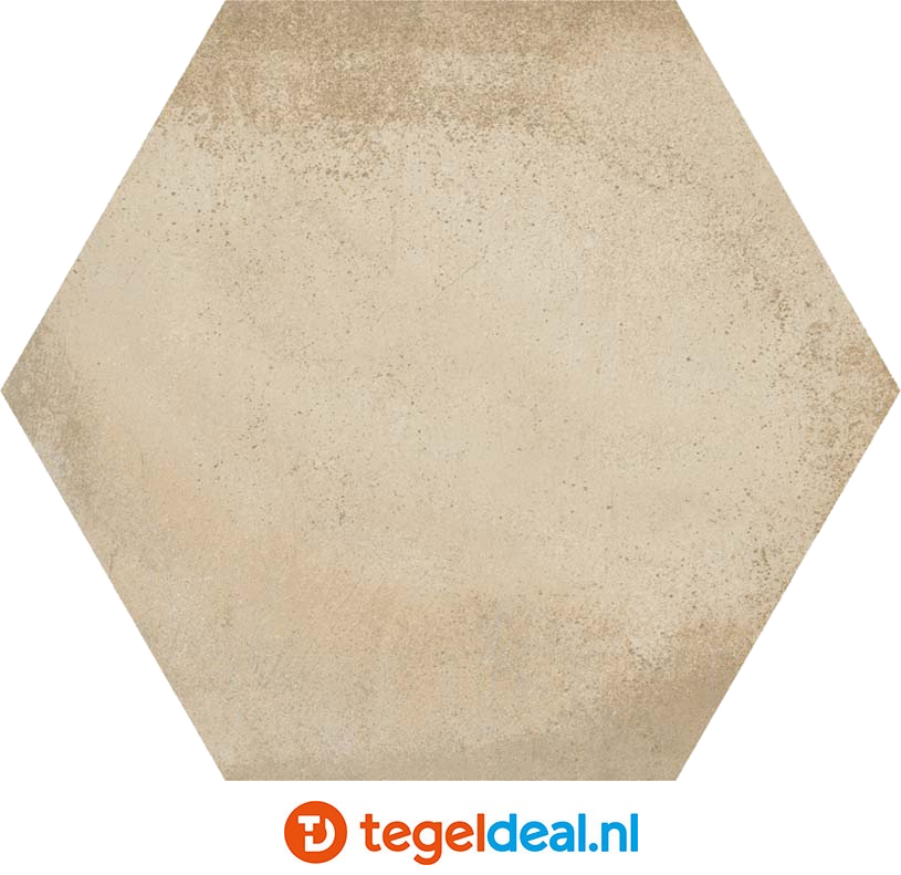 VLT Vives Laverton Hexagon, 23x26,6 cm terracotta-look, 6 uni kleuren en 2 decors 