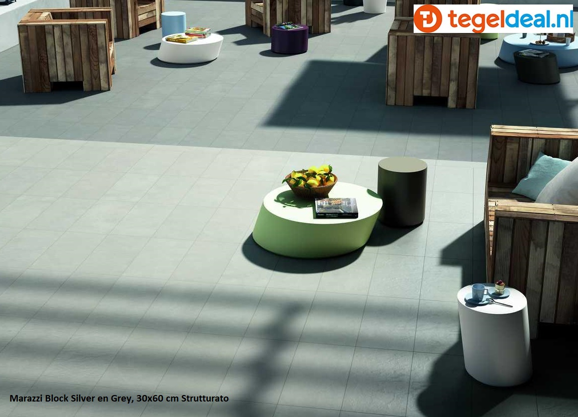 VLT Marazzi Block, Grey, 60 x 60 cm MLJD
