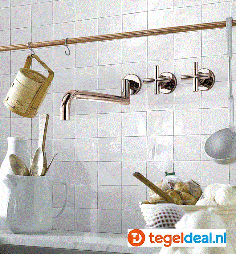 WDT Nanda Tiles, Manara Clay, 10x10 cm, zellige-look WDT Nanda Tiles, Manara Clay, 10x10 cm, zellige-look