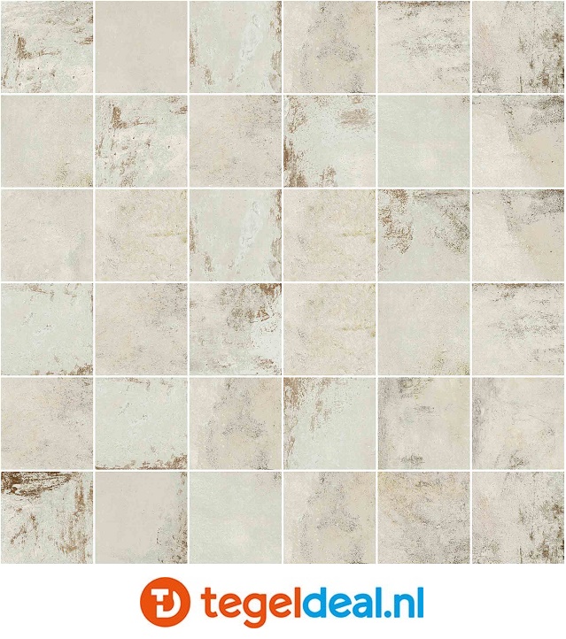 Aparici Flamed ICE, 30x30 / 5x5 cm, metaallook mozaïek