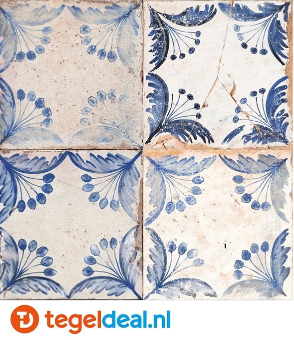 Peronda, Fs Oldker, 33x33 cm, vintage patroontegels