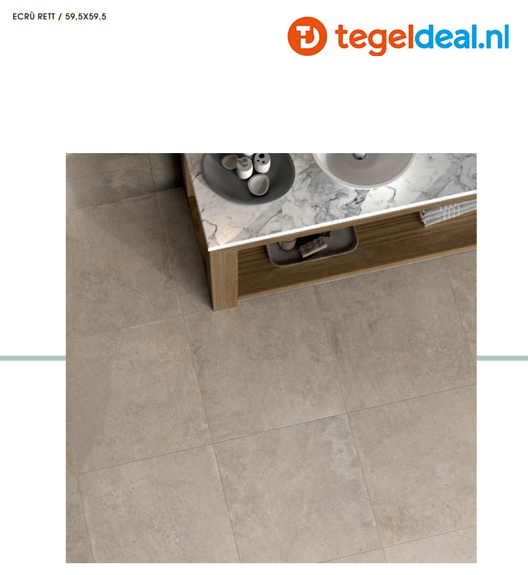 VLT DOM Mas de Provence ECRU, 60x60 cm DMP680R, natuursteenlook VLT DOM Mas de Provence ECRU, 60x60 cm DMP680R, natuursteenlook