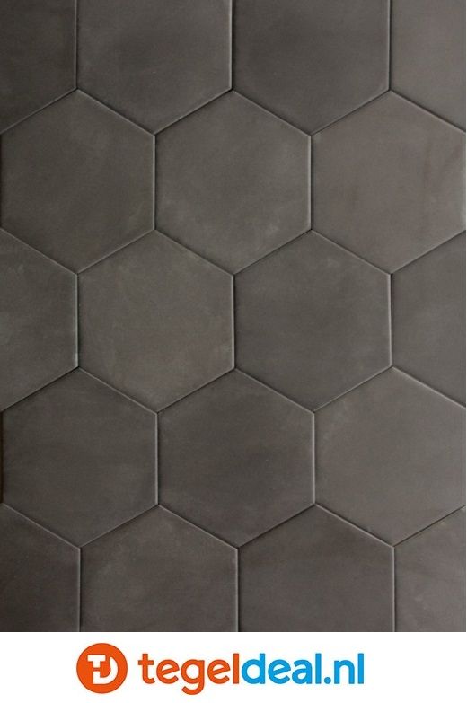 Tonalite, Exanuance, 14x16 cm, hexagon vloer- en wandtegels Tonalite, Exanuance, 14x16 cm, hexagon vloer- en wandtegels