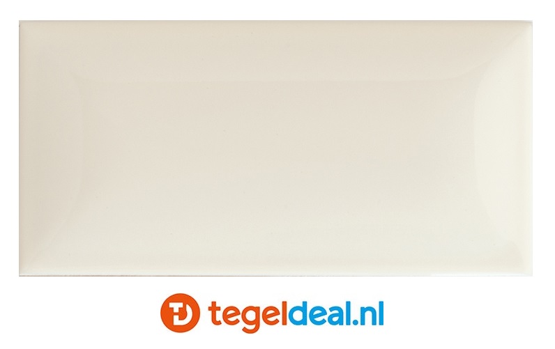 WDT Essential, CREMA, 7,5x15 cm, convex vorm