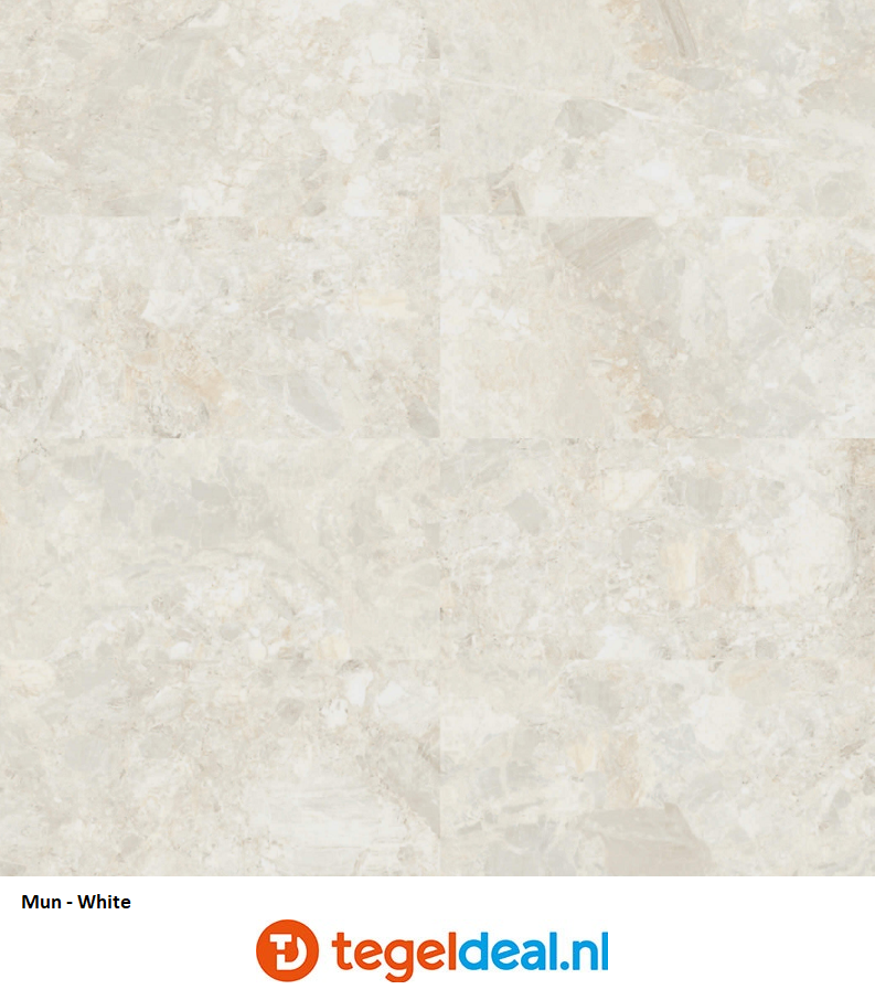 DOM Mun BEIGE Matt Rett, 60x60 cm DMU622R, marmerlook tegels 