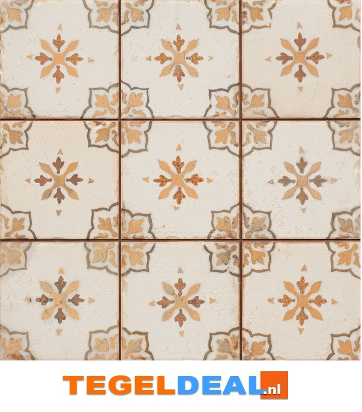 Peronda, Fs Mirambel-M, 33x33 cm, vintage patroontegels