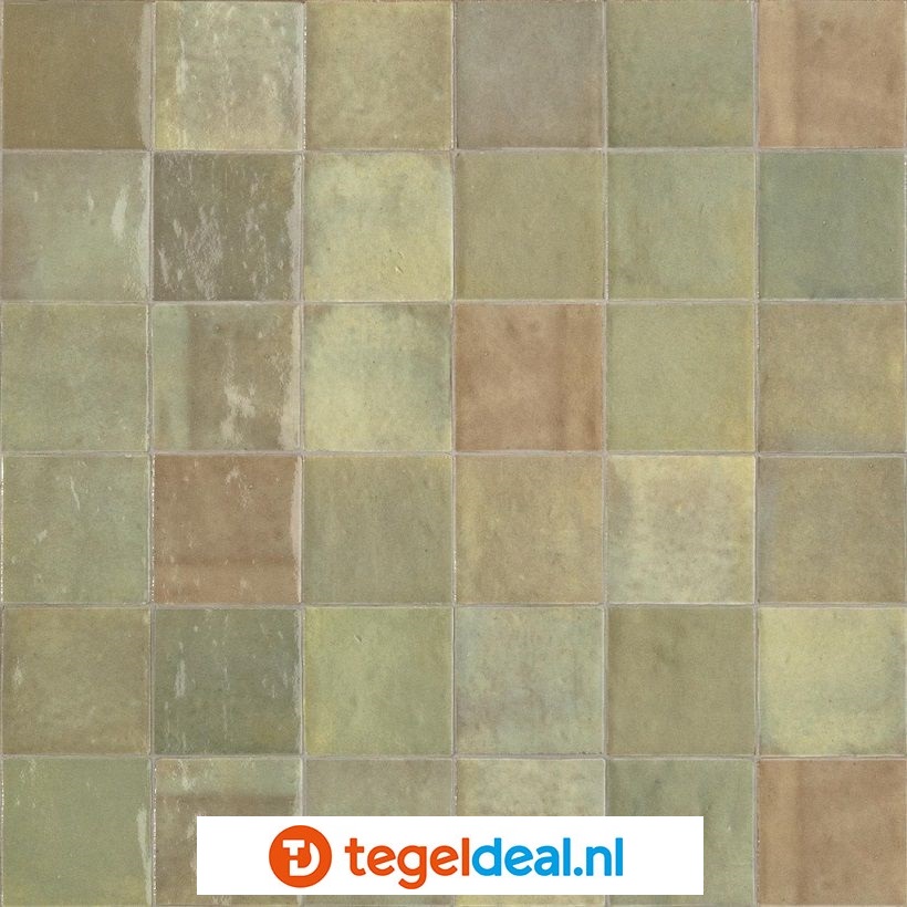 Marazzi Zellige SALVIA, M5P3, 10x10 cm 