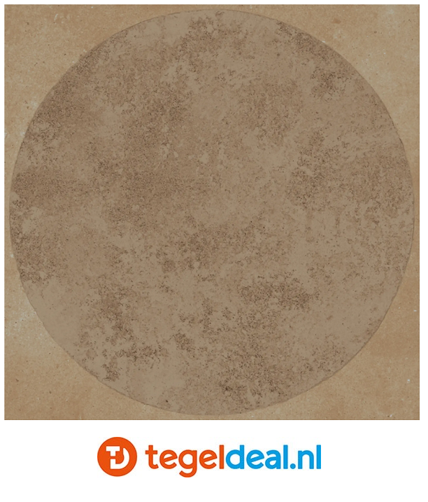 Marazzi ArtCraft COCCIO Bolli, 20x20 cm MGVD,  terracottalook decortegels 