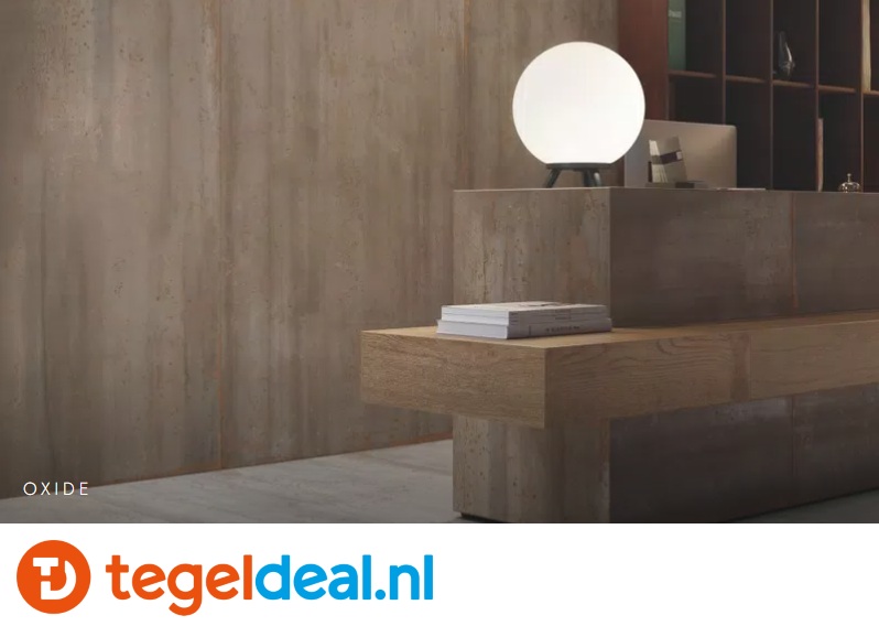 Gardenia&Ariana, Oxide, metaallook tegels voor binnen en buiten