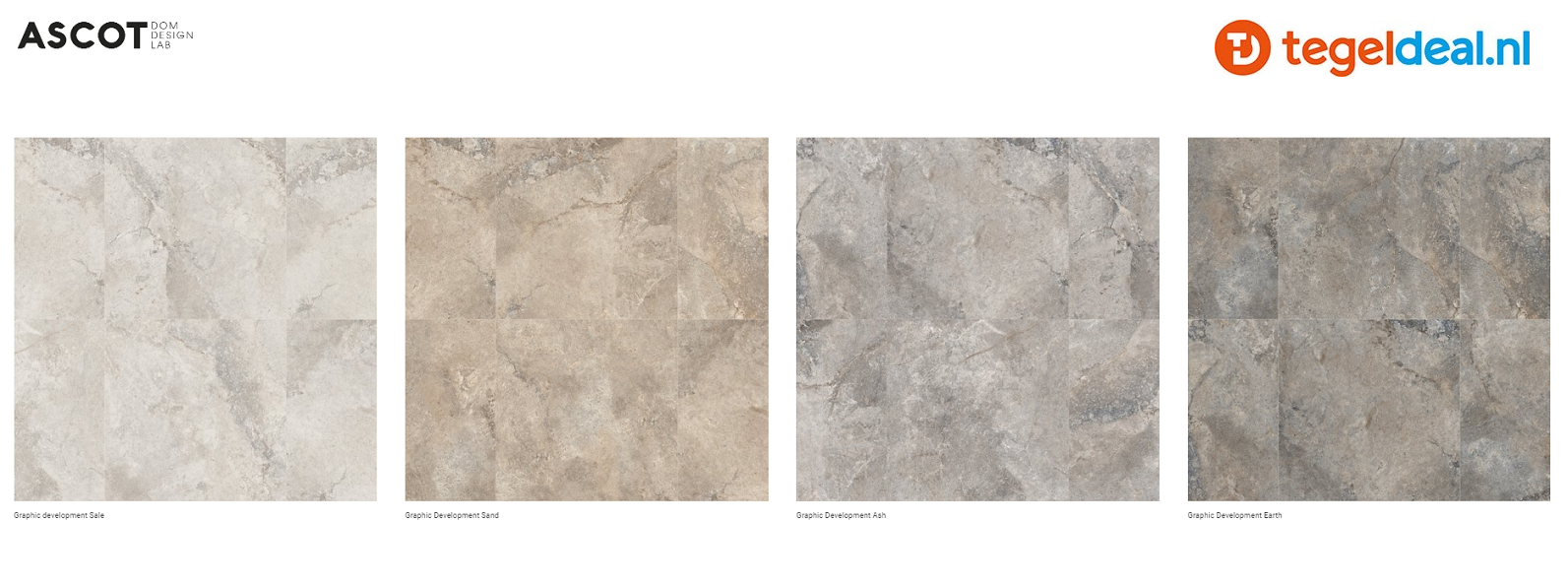 ASCOT DOM, Stone Valley, natuursteenlook tegels 