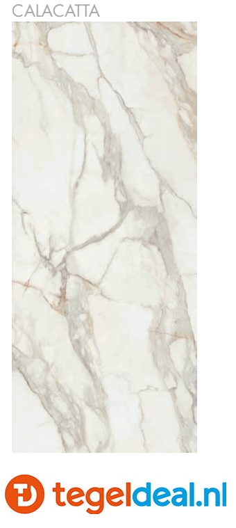 VLT Supergres Purity of Marble, Calacatta Lux, 60 x 60 cm