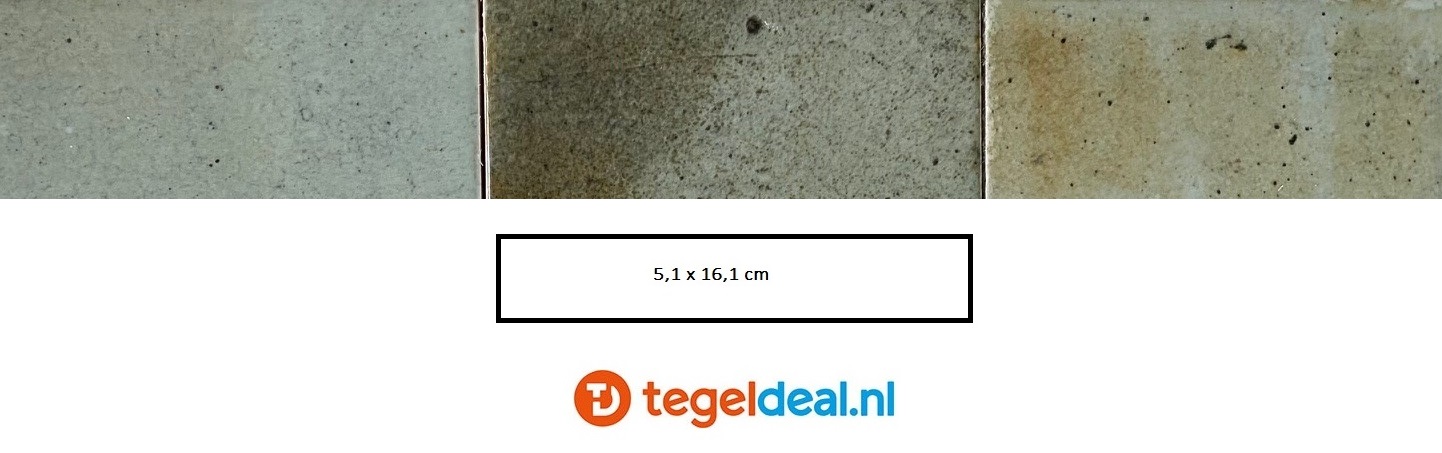 Equipe, Hanoi CELADON, 5,1x16,1 cm, art. 30275, handvorm wandtegels 