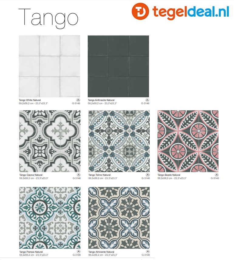 Aparici Tango, 60x60 / 20x20 cm, patroontegels Aparici Tango, 60x60 / 20x20 cm, patroontegels