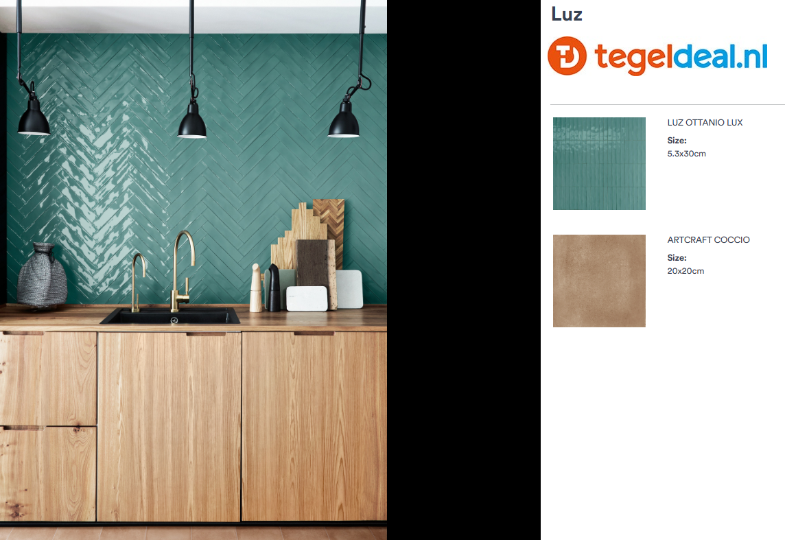 Marazzi Luz OTTANIO, 5,3x30 cm MFM7, wandtegels 