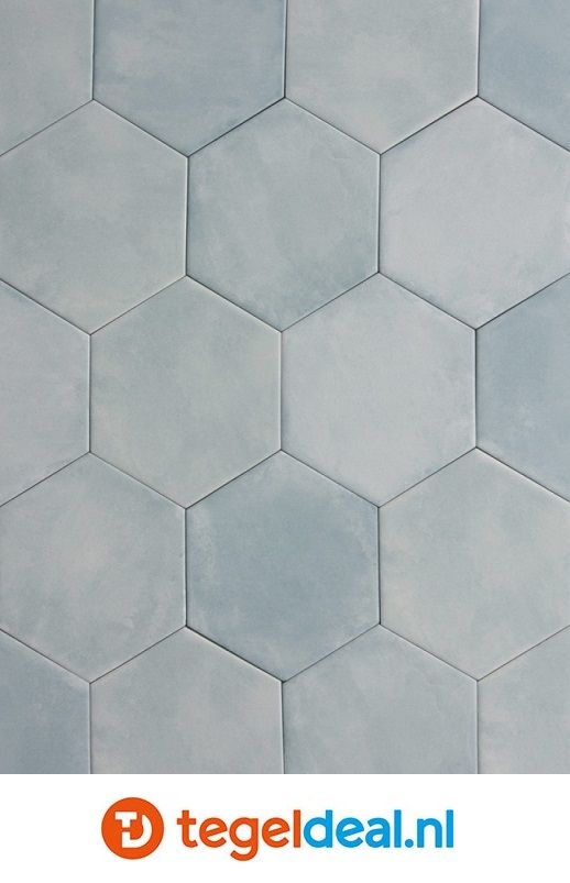 Tonalite, Exanuance, 14x16 cm, hexagon vloer- en wandtegels Tonalite, Exanuance, 14x16 cm, hexagon vloer- en wandtegels
