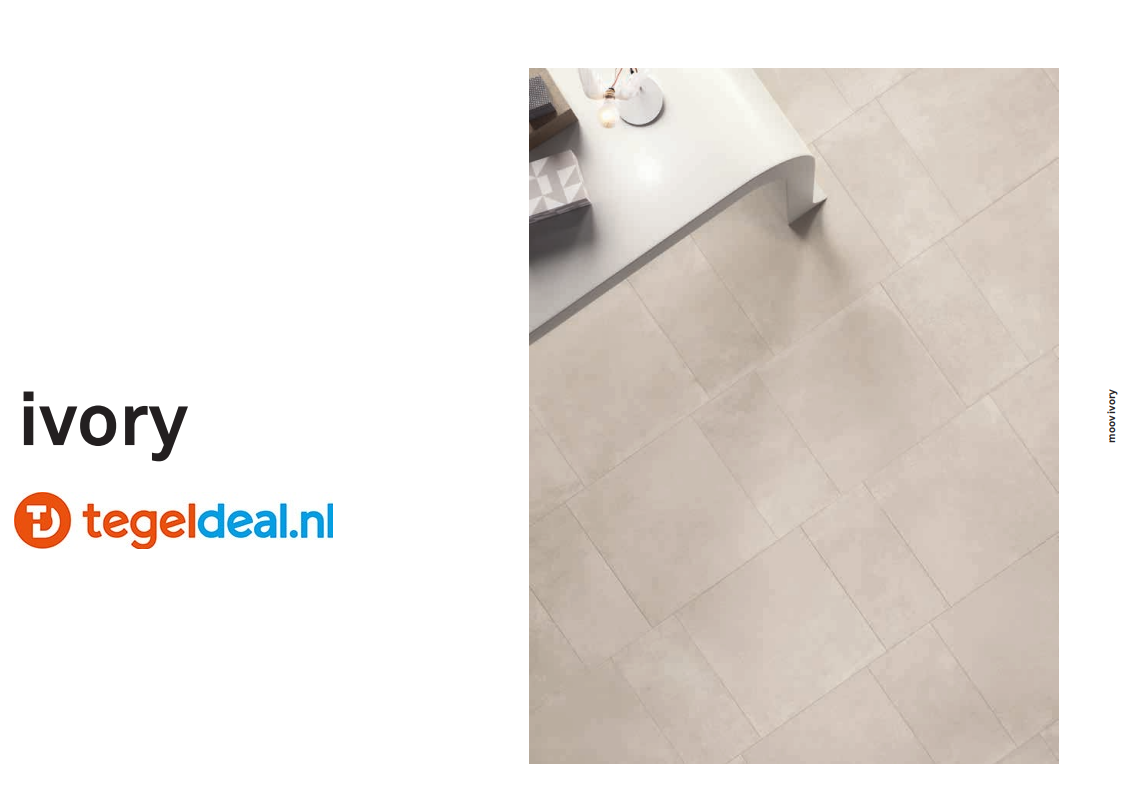 Keope Moov Ivory Natural, 60x60 cm