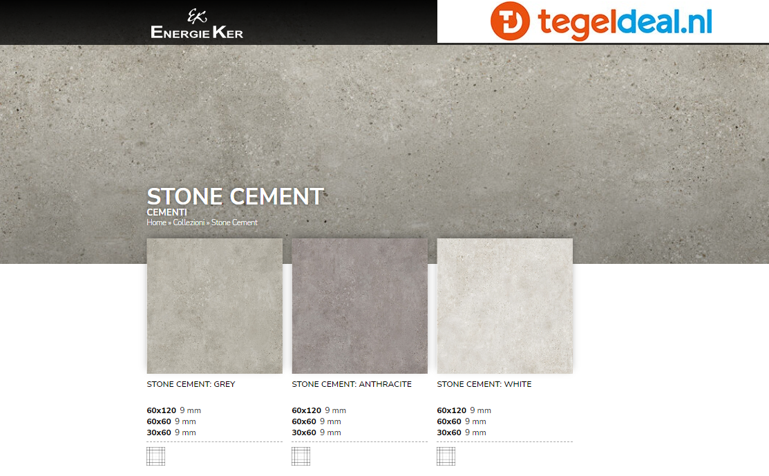 EnergieKer Stone Cement, betonlook