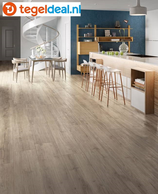 Supergres Ekho Silk, 20x120 cm, 2ØPK, houtlook tegels