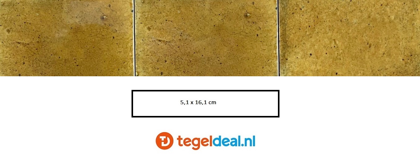 Equipe, Hanoi CARAMEL, 5,1x16,1 cm, art. 30268, handvorm wandtegels 