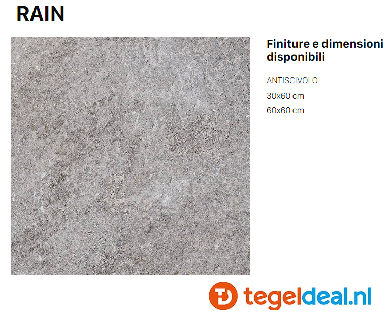 VLT Supergres Stoorm Rain, 60 x 60 cm, Naturale