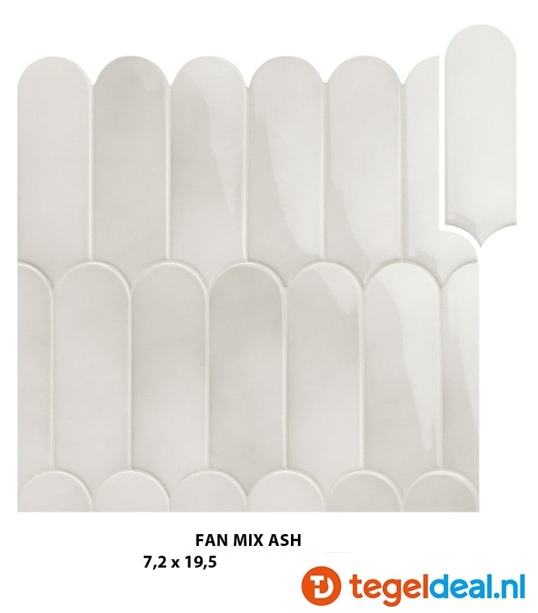 WDT Natucer Fan, 7,2x19,5 cm, 5 kleuren mat en glans WDT Natucer Fan, 7,2x19,5 cm, 5 kleuren mat en glans