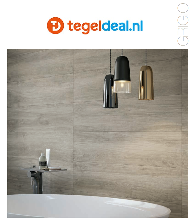 Castelvetro More Grigio, 30x120 cm, CMR32R4, houtlook tegels