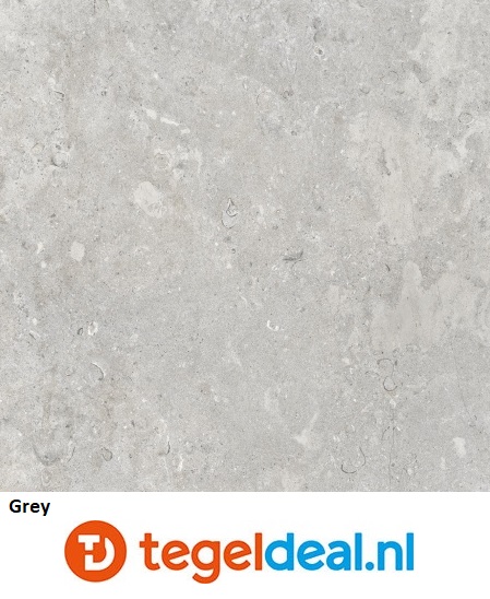 DOM Signature Stone GREY, 90x90 cm, natuursteenlook tegels