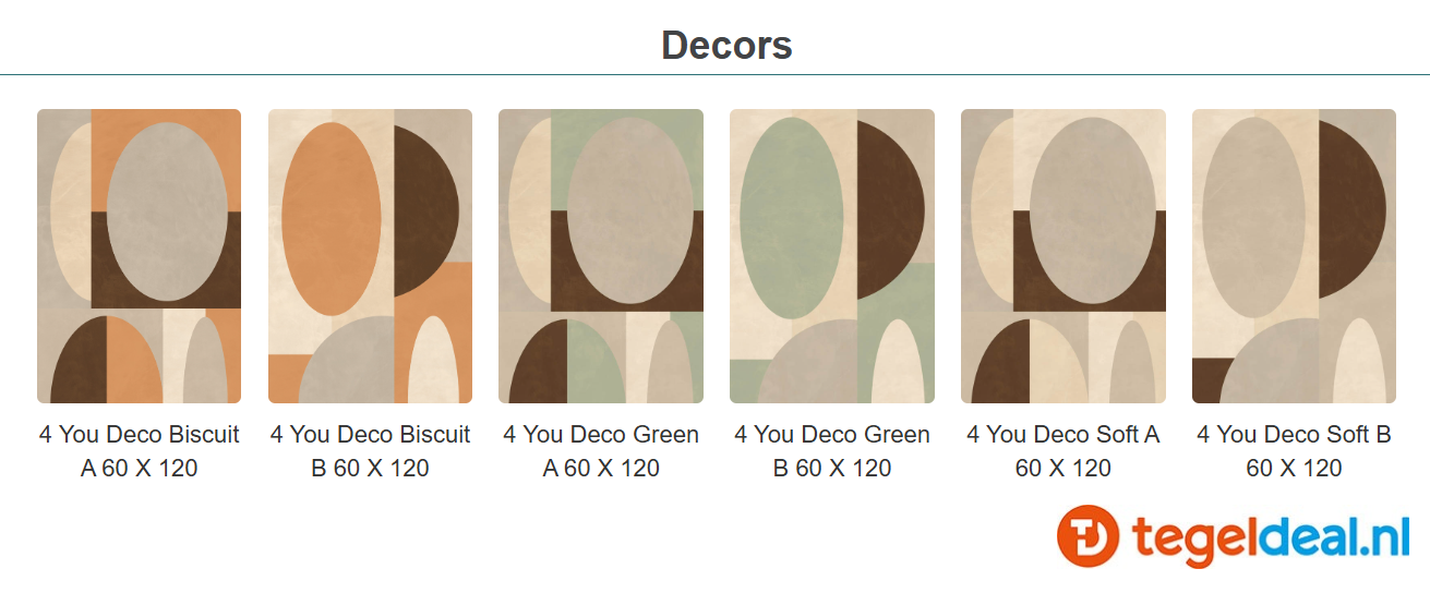 SIL Ceramiche, 4YOU, beton- / natuursteenlook tegels 