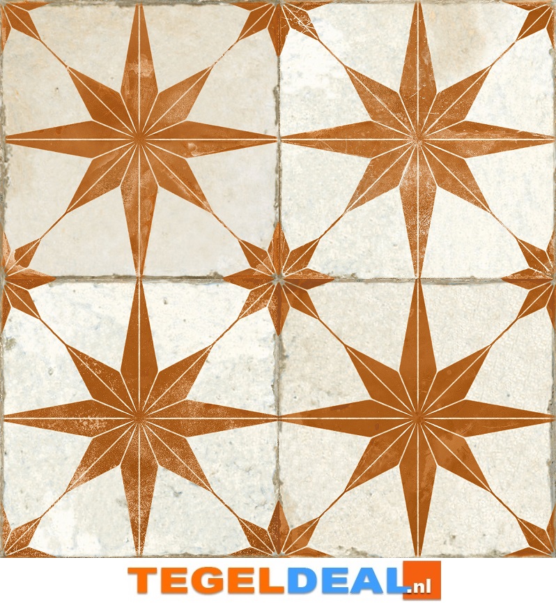 Peronda, Fs Star Oxide, 45x45 cm, vintage patroontegels