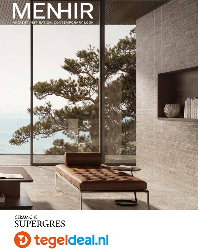 Supergres Menhir, natuursteenlook tegels 