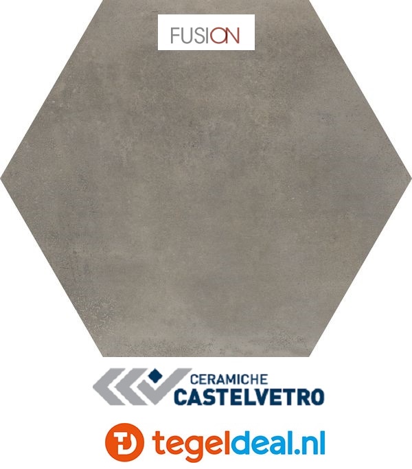 Castelvetro, Fusion Esagona Lato15 Piombo, CFU77E, hexagon