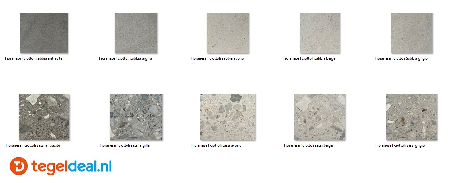 Fioranese, I Ciottoli, SABBIA GRIGIO, 10x30 cm Brick Naturale, LM133R, natuursteenlook tegels 