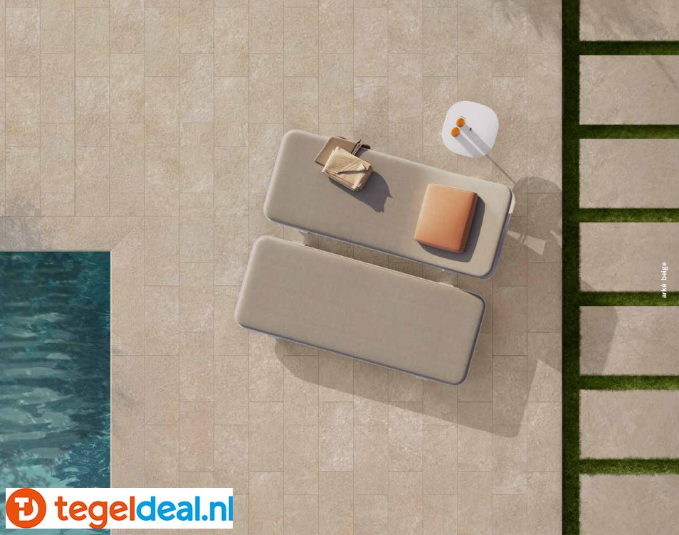 KEOPE Arkè BEIGE Line 3D, 60x120 cm, reliëf wandtegels 
