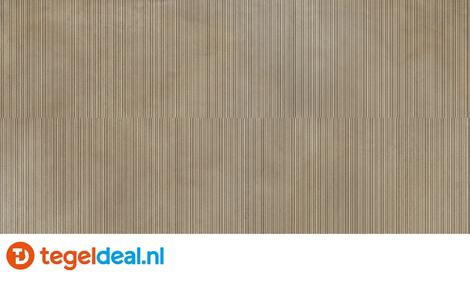 Fondovalle Homescape, CARAMEL, 60x120x0,85 cm TUB Decoro, HOM096, reliëf wandtegels