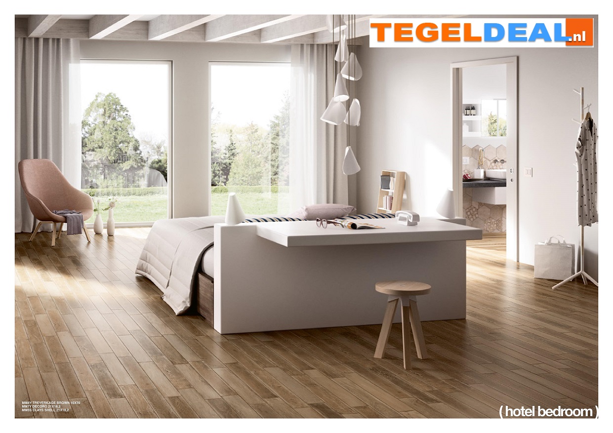 VLT Marazzi Treverkage, 10x70 cm houtlook planken