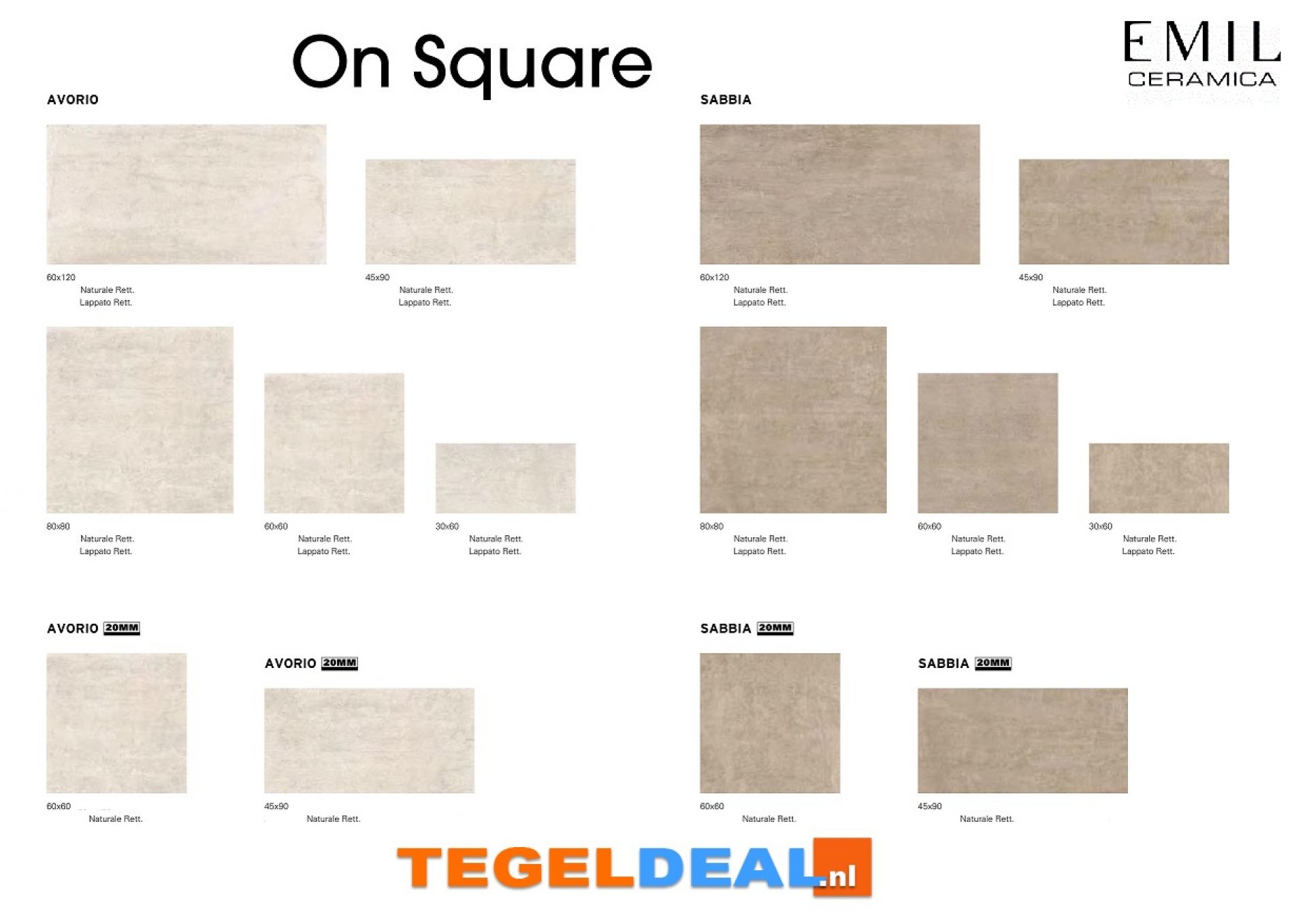 Emil,  On Square; cementlook 