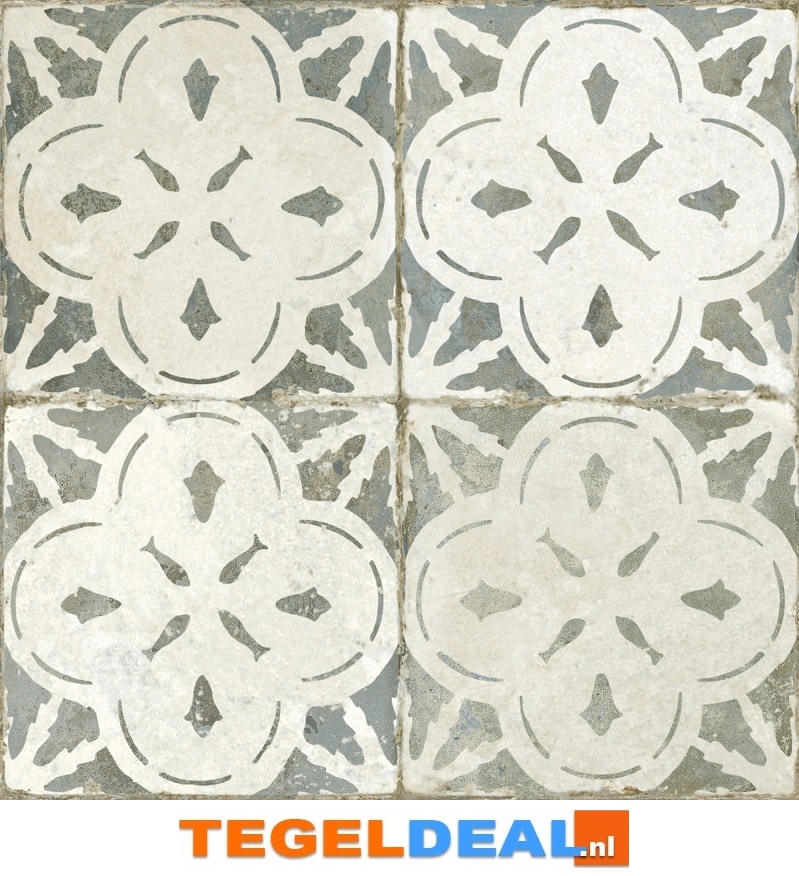 Peronda, Fs Aurora SAGE, 45x45 cm, vintage patroontegels