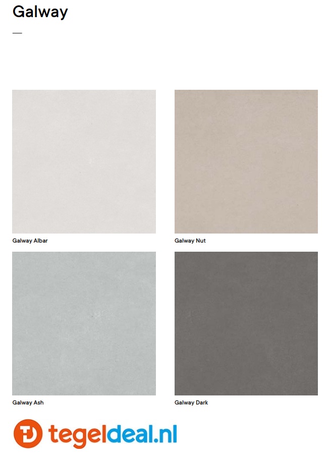 Argenta Galway, betonlook tegels voor vloer en wand vanaf € 35,00 per m2 