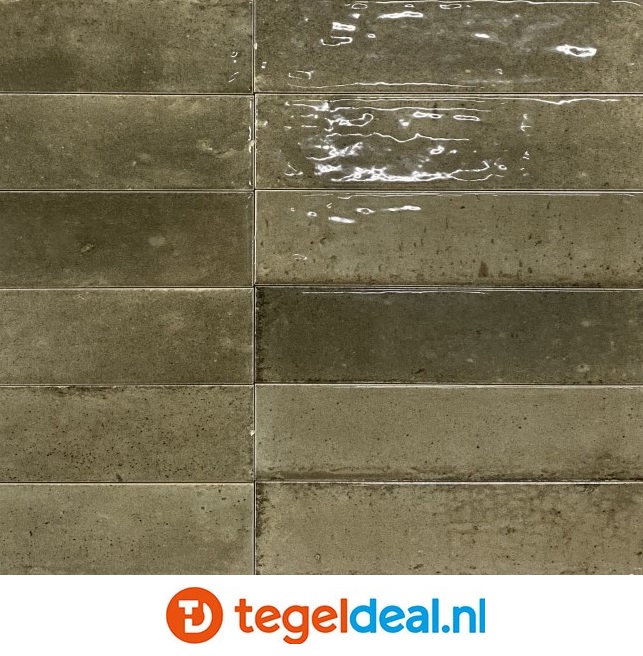 Ribesalbes Hope MINK, 6x25 cm handvorm wandtegels - OP VOORRAAD