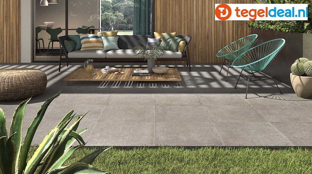 Castelvetro, Konkrete Project GRIGIO 60x60x2 cm, XKO60R4, terrastegels