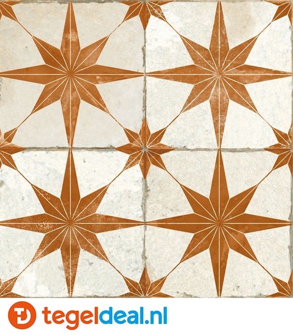 Peronda, Fs Star Oxide, 45x45 cm, vintage patroontegels