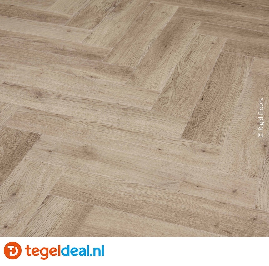 GUBBIO Herringbone, 12x60x0,65 cm - visgraat, A14376, Rigid SPC Click Vloe 