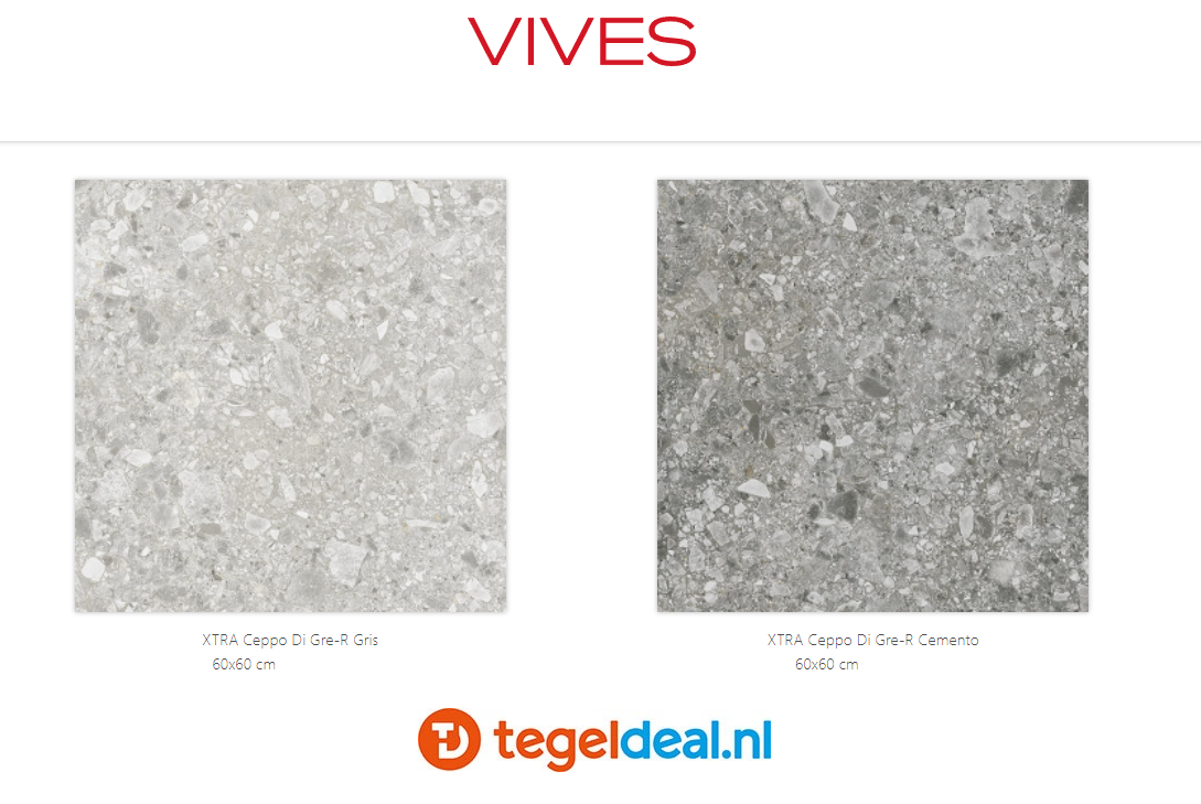 Vives Ceppo di Gre XTRA, 60x60x2 cm, terrastegels   