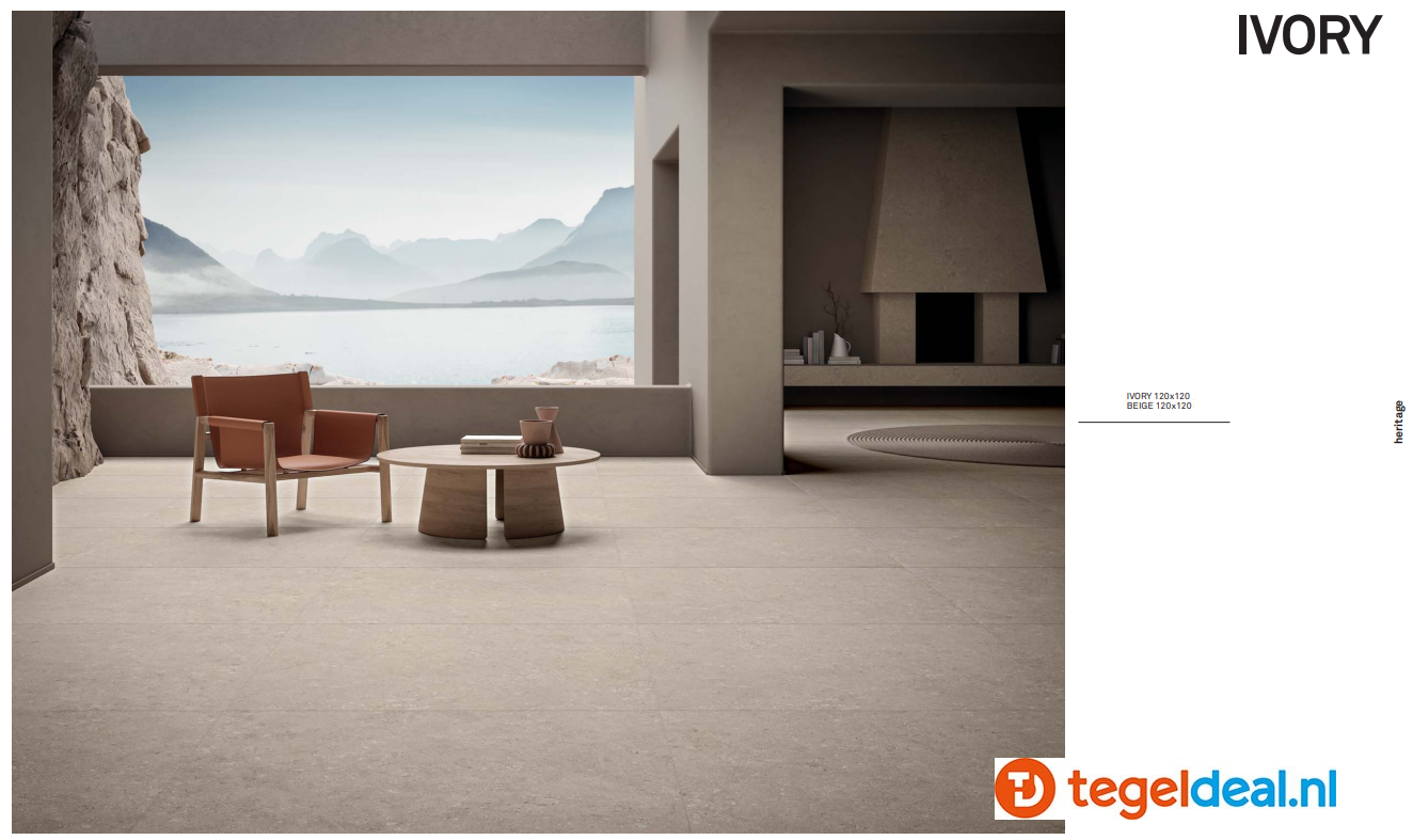 VLT en TRT KEOPE Heritage, natuursteenlook tegels