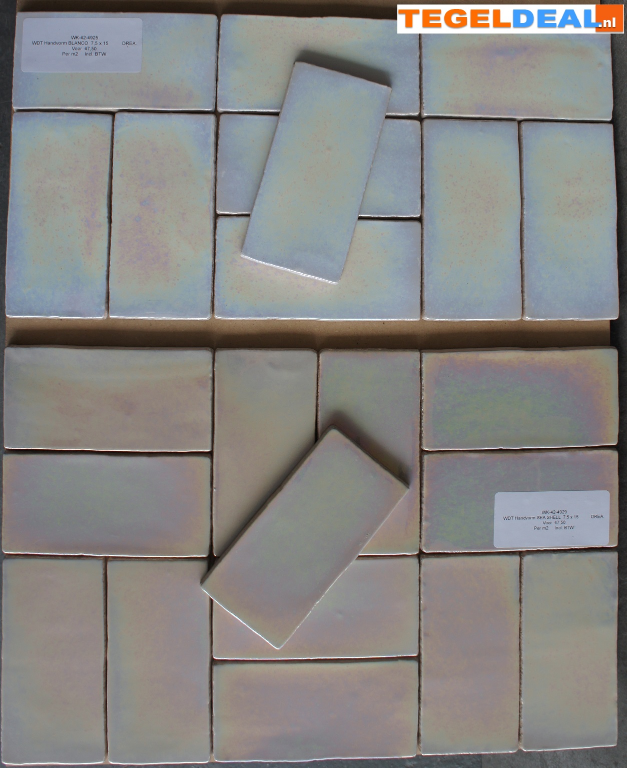 WDT handvorm Life, Dreams BLANCO, 7,5x15, 7,5x30 cm WDT handvorm Life, Dreams BLANCO, 7,5x15, 7,5x30 cm