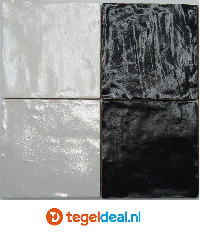 Equipe, Mallorca WHITE, 10x10 cm, art 23257, zellige-look wandtegels