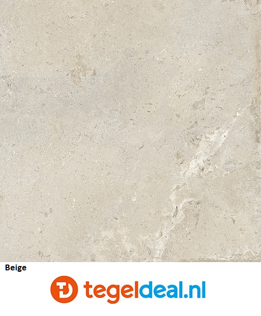 DOM Signature Stone WHITE, 90x90x2 cm, natuursteenlook terrastegels