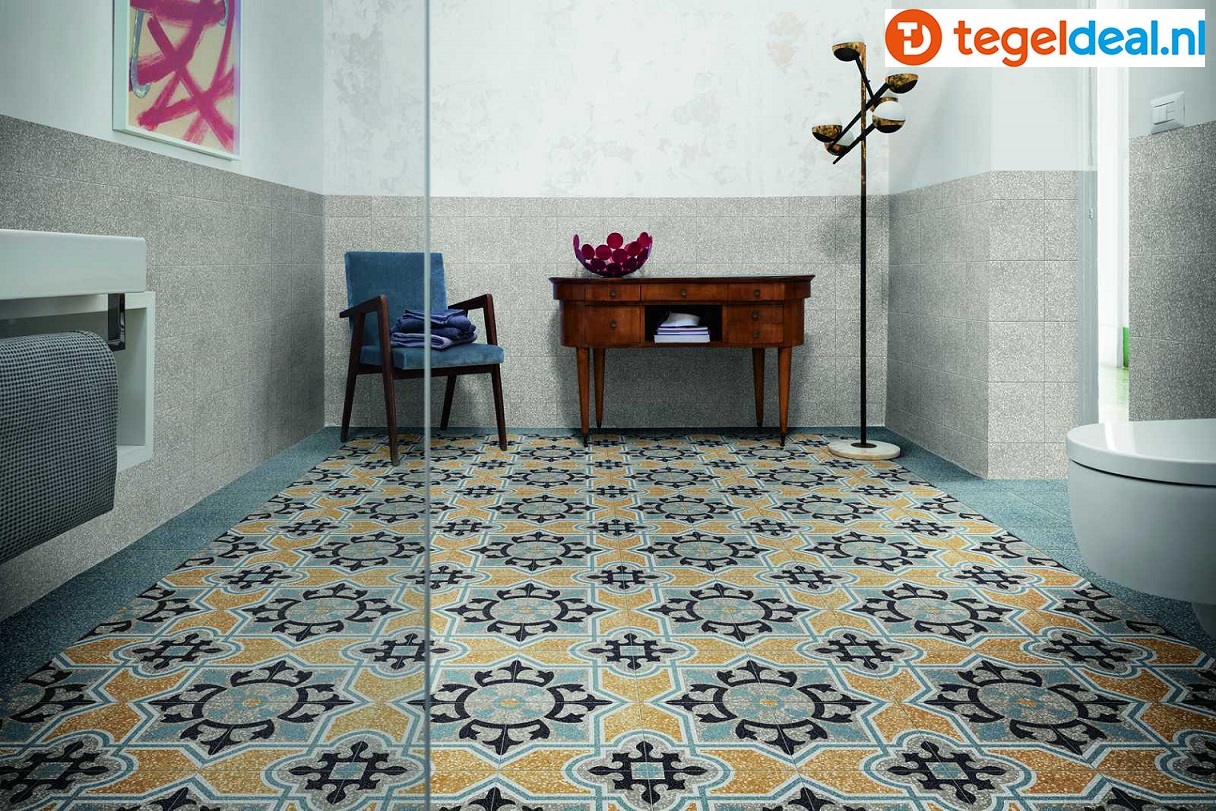 VLT Marazzi, D_Segni SCAGLIE, terrazzolook, 6 unikleuren, 8 patronen VLT Marazzi, D_Segni SCAGLIE, terrazzolook, 6 unikleuren, 8 patronen
