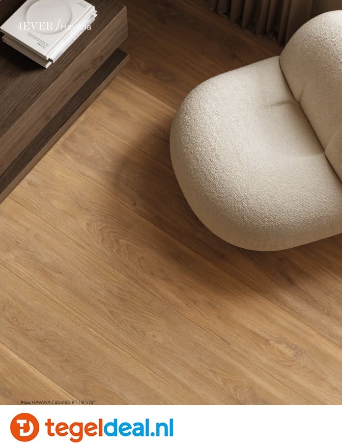Supergres 4EVER HAVANA, 20x180 cm houtlook tegels 